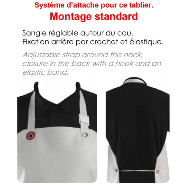 Tablier nitrile Bravo professionnel agroalimentaire MNX