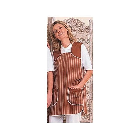 Chasuble chocolatier poly-coton 65/33