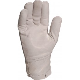 Gants cuir poignet bord cotes longueur 26 cm (2)