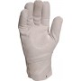 Gants cuir poignet bord cotes longueur 26 cm