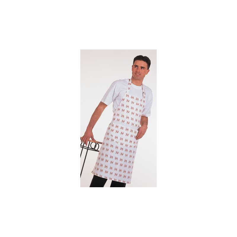 Tablier impression vignoble 100% coton