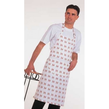 Tablier impression vignoble 100% coton