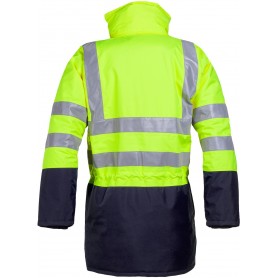 Parka hiver bicolore à doublure thermique fixe (2)