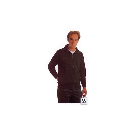 Veste en tricot homme: 100%fibre acrylique.
