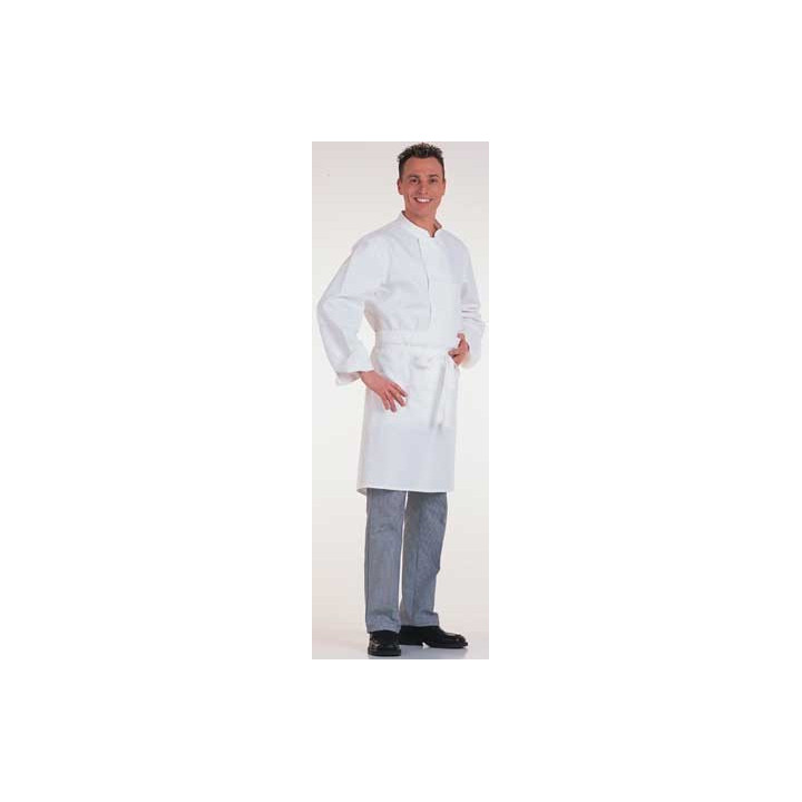 Tablier taille 65 cm coton blanc adulte professionnel lot