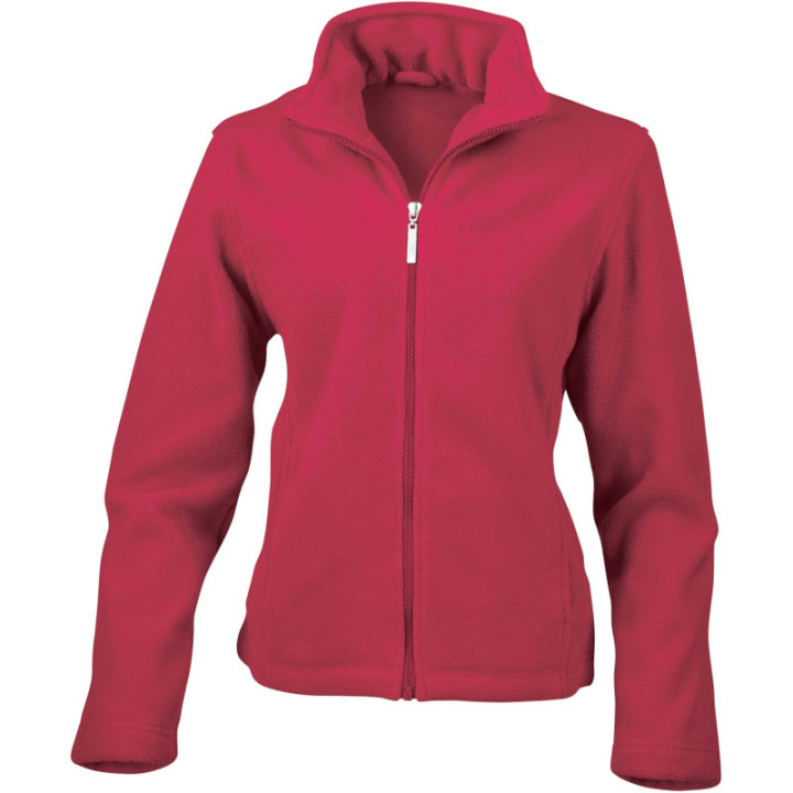 Blouson polaire femme Result rouge travail hiver