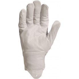 Gant cuir de caprin pleine fleur poignet bord cote élastique (2)