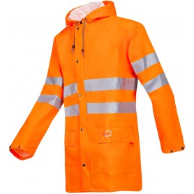 Veste de pluie Haute Visibilité en Flexothane classic (2)