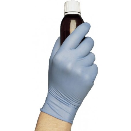 Gants jetables de laboratoire nitrile hypoallergénique