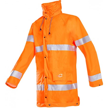 Veste de pluie de Haute Visibilté en Flexothane classic