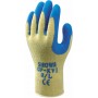 Gants tricotés kevlar paume enduite latex longueur 26 cm