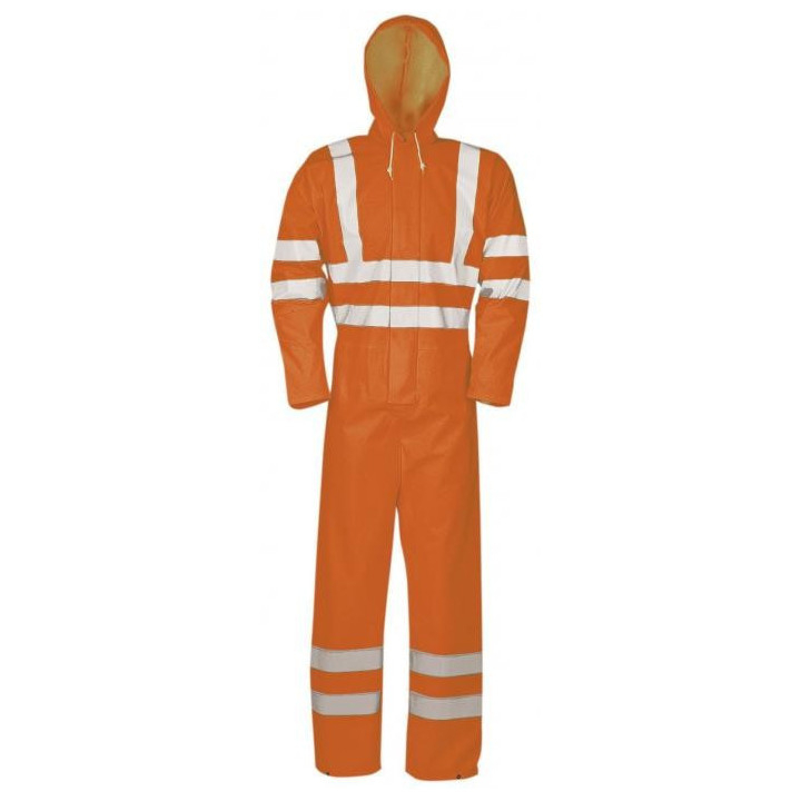 Combinaison haute visibilité Flexothane Sioen chantier étanche