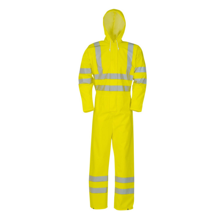 Combinaison haute visibilité Flexothane Sioen chantier étanche