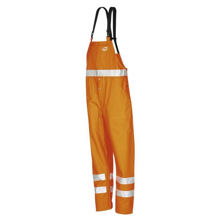 Cotte à bavette haute visibilité Flexothane Sioen chantier