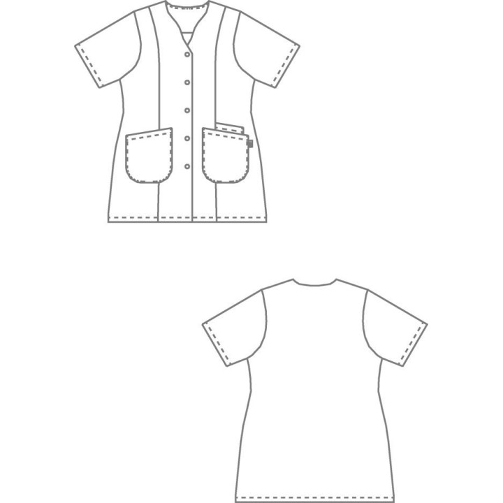 Tunique médicale femme manches courtes BP secteur médical