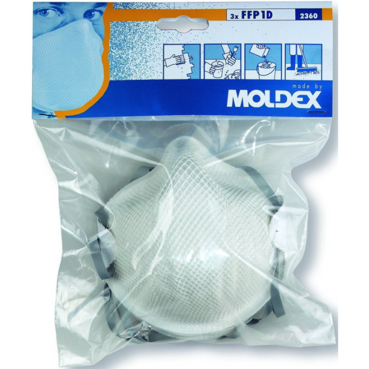 Masques anti poussières jetables FFP1 D MOLDEX pro