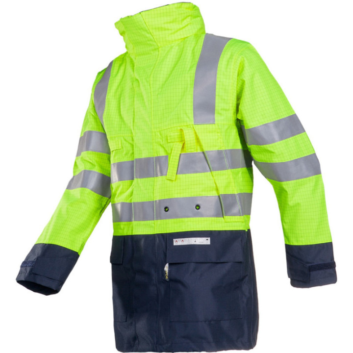 Parka anti-feu ATEX ignifuge antistatique Sioen