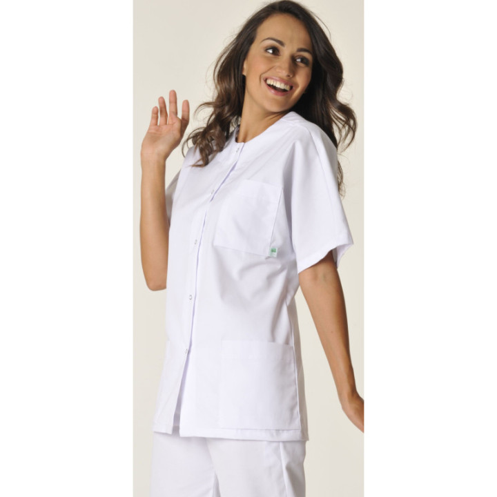 Tunique médicale femme coton manches kimono KELLY JALS HASSON