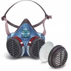 Demi-masque anti-gaz-particules jetable FFA1P2 RD Série 5000