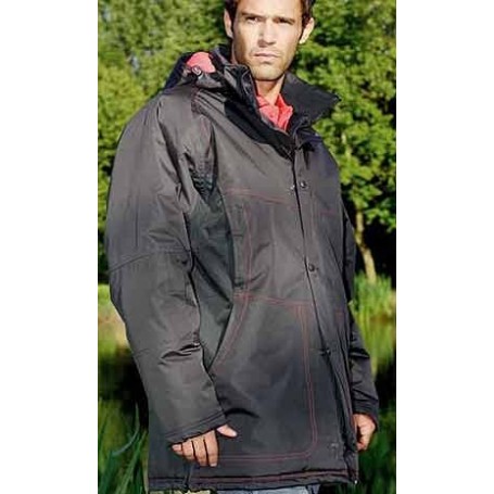 Parka bi-matière