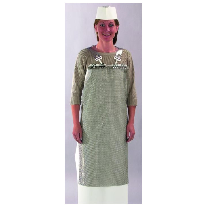 Tablier pareur inox 55x78 cm MNX spécial boucherie