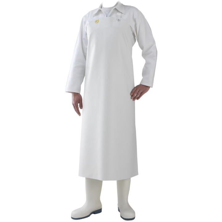 Tablier nitrile agroalimentaire blanc MNX usage intensif