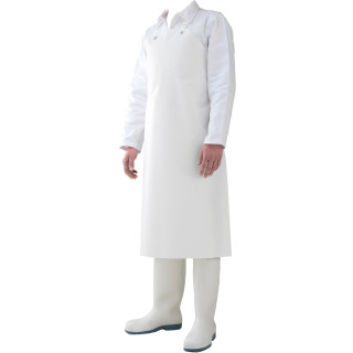 Tablier vinyle golf pro blanc EN 467 agroalimentaire MNX