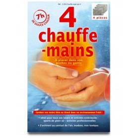 Chauffe-mains thermo patch sous gants
