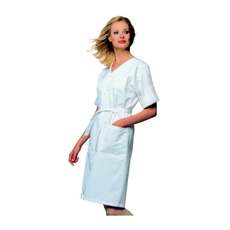 Blouse femme unie manches courtes