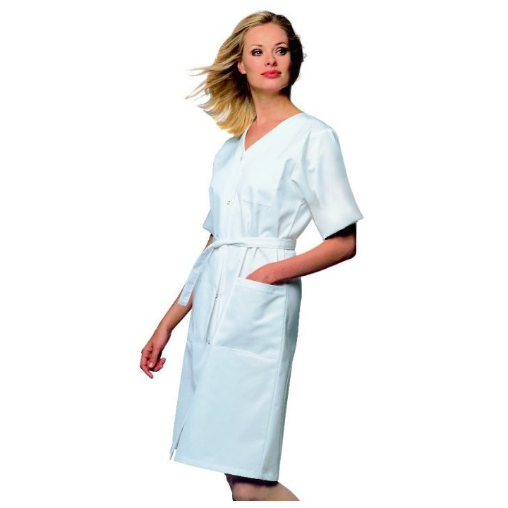 Blouse femme médicale manches courtes JALS HASSON blanche