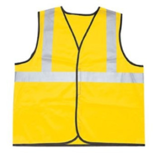 Gilet haute visibilité jaune classe 2 EN 20471 professionnel