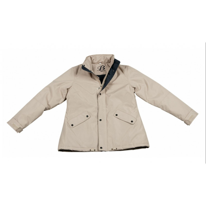 Parka coupe femme avec enduction impermeable