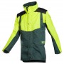 Veste bucheron forestier non protegee manches amovibles