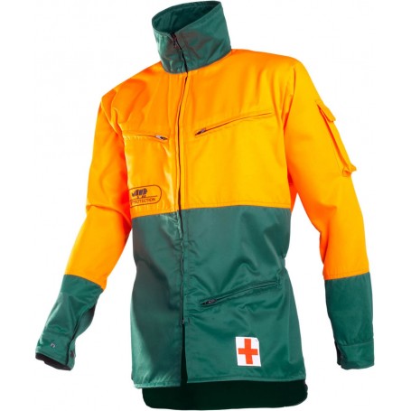 Veste bucheron forestier non protegee