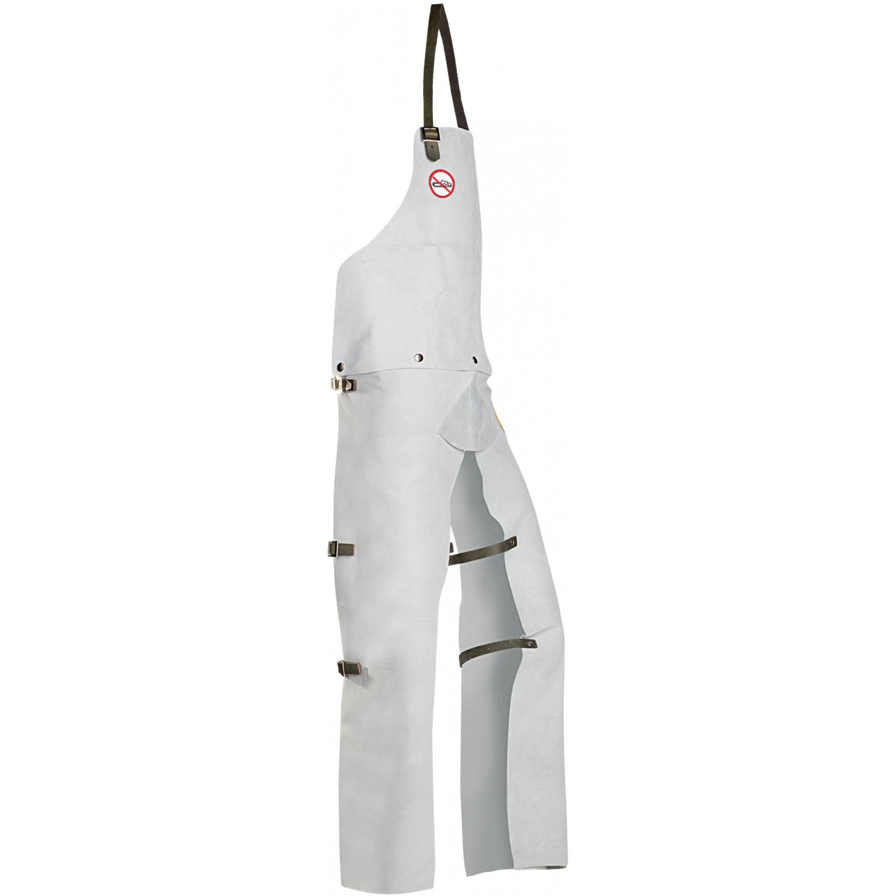 Tablier de débroussaillage en cuir