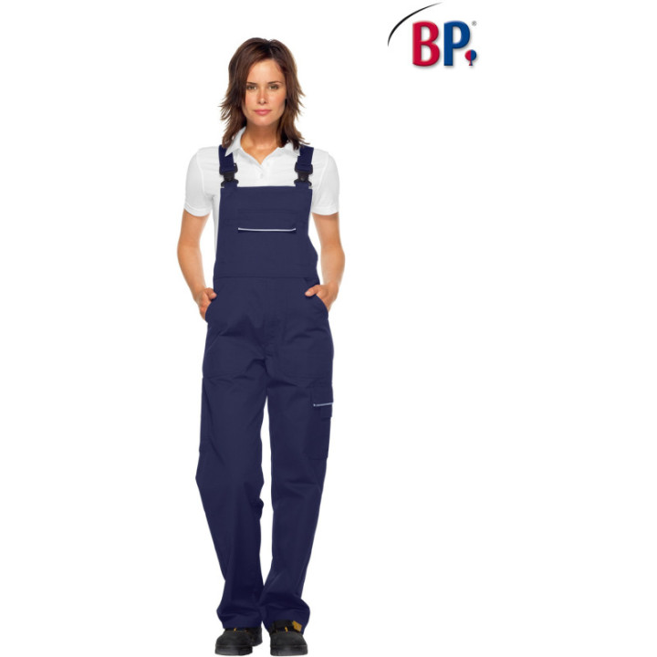 Cotte à bretelles anti-rayures polyester coton BP travail