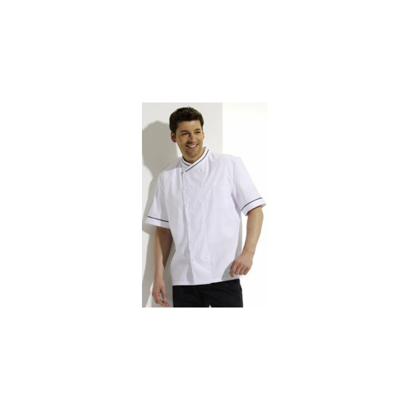 Veste de cuisine homme manches courtes