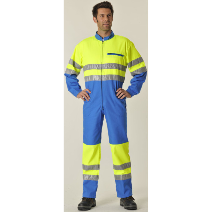 Combinaison haute visibilité EN20471 homme travail MUZELLE