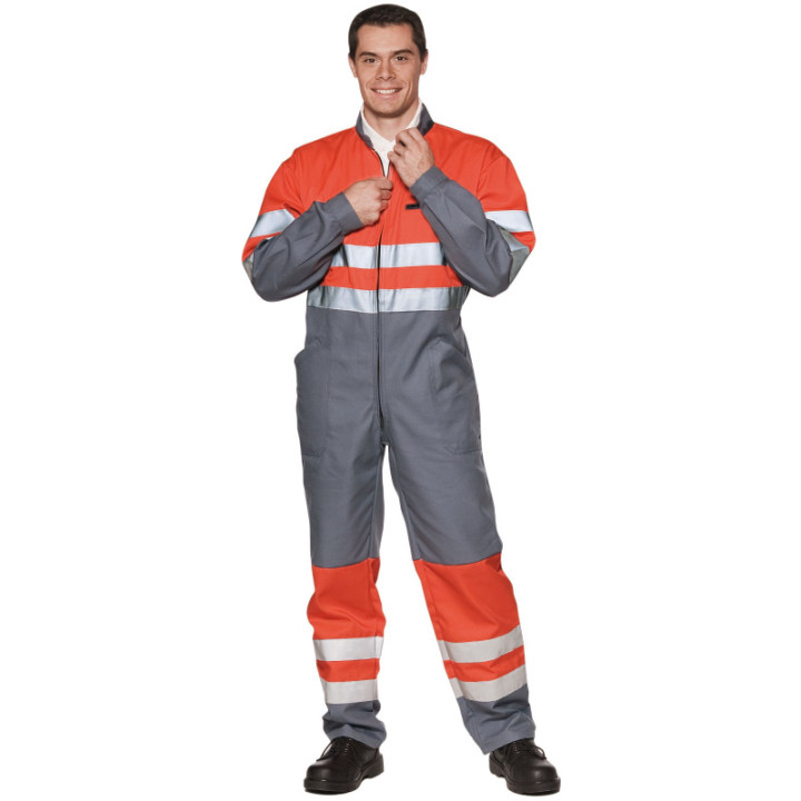 Combinaison haute visibilité EN20471 homme travail MUZELLE
