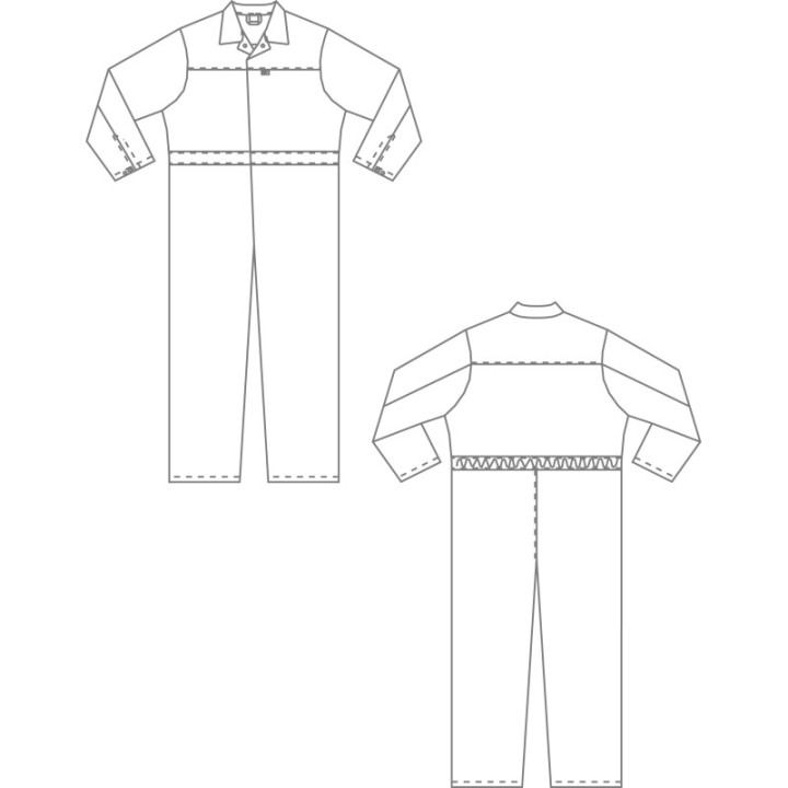 Combinaison agroalimentaire mixte HACCP BP pour cuisine