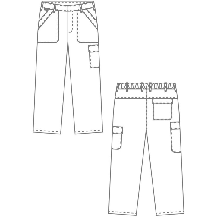 Pantalon agroalimentaire mixte HACCP BP industrie alimentaire