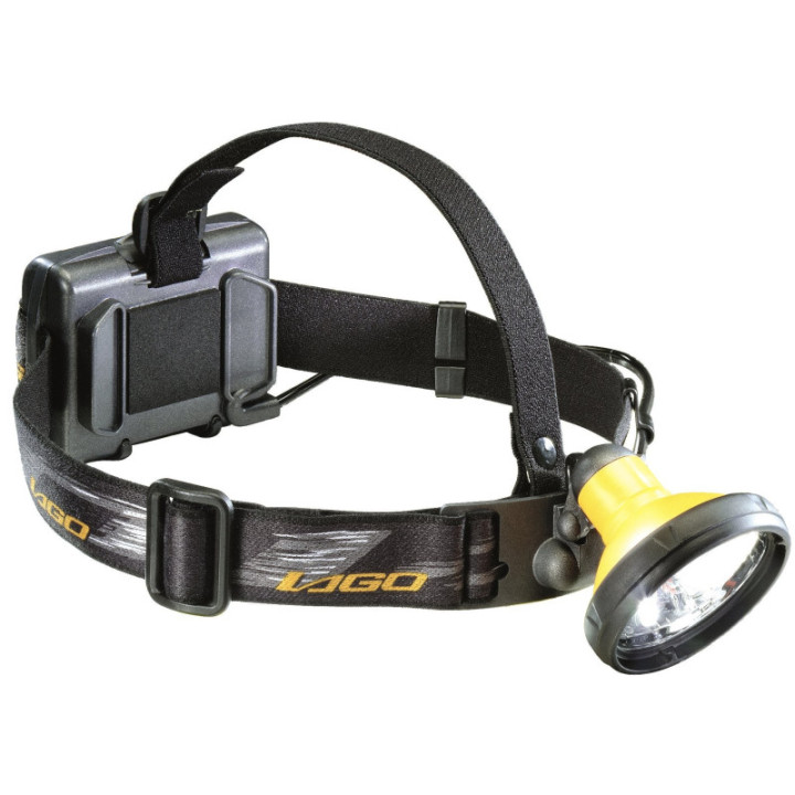 Lampe frontale halogène LAGO pro faisceau 100 m