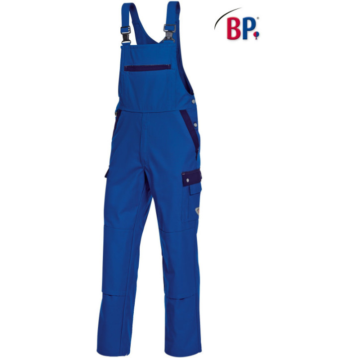 Cotte à bretelles de travail bicolore BP avec poches genoux