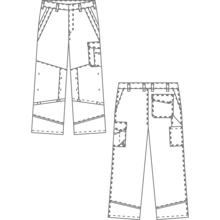 Pantalon carrossier anti-rayures avec genouillères BP