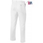 Pantalon médical blanc homme adapté au lavage industriel