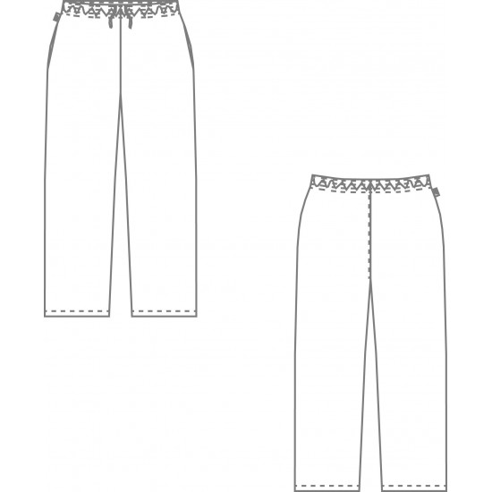 Pantalon médical de couleur mixte