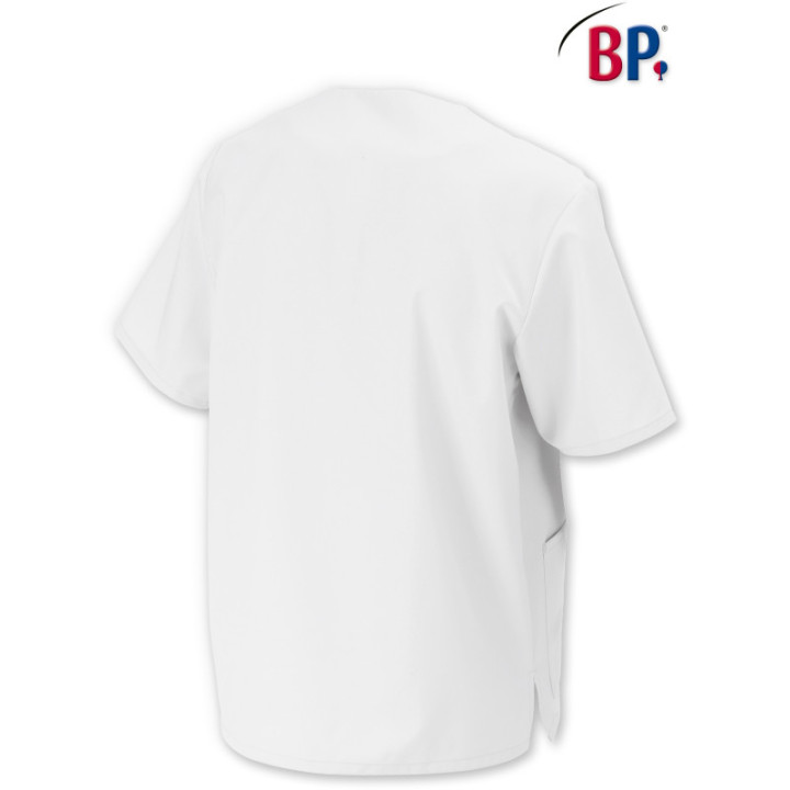 Tunique médicale mixte manches courtes polyester coton BP
