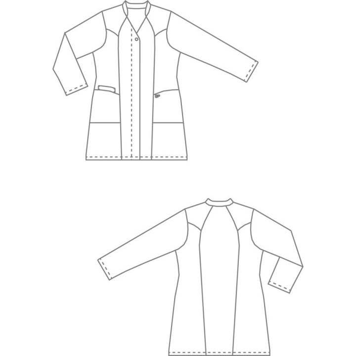 Blouse médicale femme coton manches longues BP