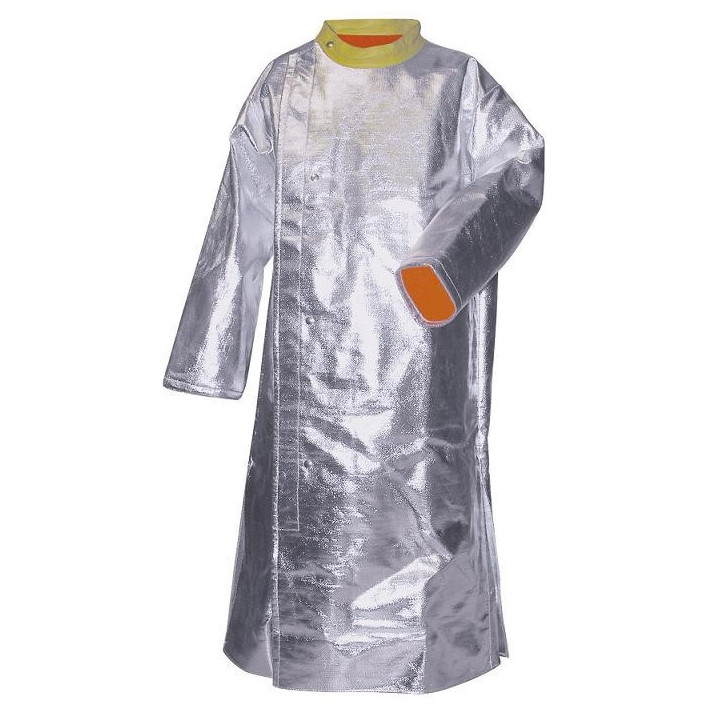 Manteau aluminisé anti-chaleur para-aramide doublé proban