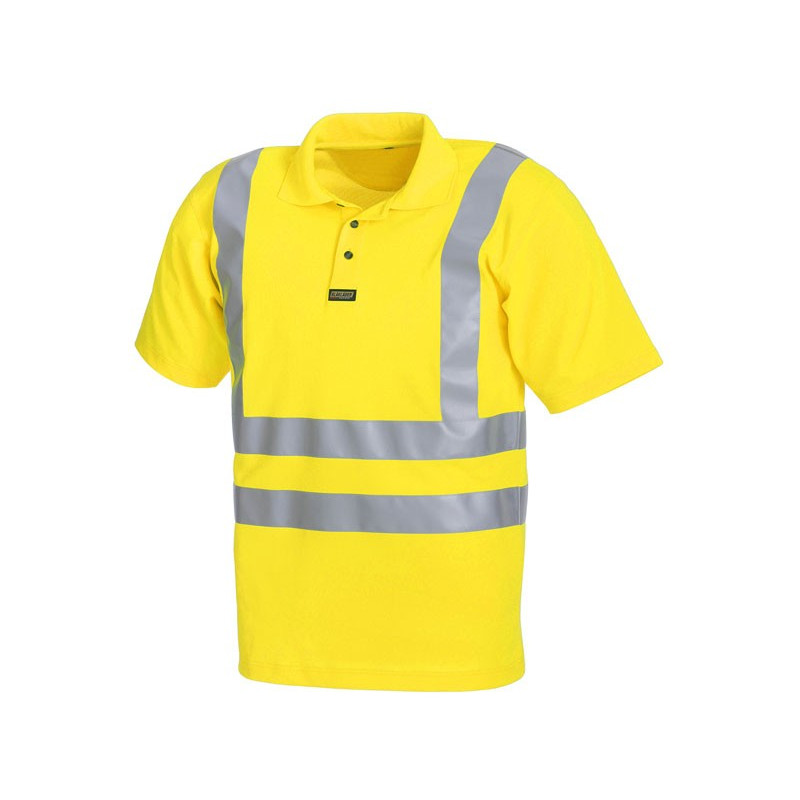 Polo manches courtes haute visibilite en471 class 3